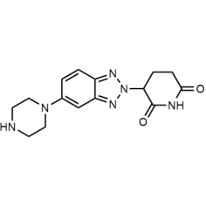 3-(5-(Piperazin-1-yl)-2H-benzo[d][1,2,3]triazol-2-yl)piperidine-2,6-dione|CS-1351673