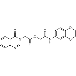 2-((2,3-Dihydrobenzo[b][1,4]dioxin-6-yl)amino)-2-oxoethyl 2-(4-oxoquinazolin-3(4H)-yl)acetate|CS-1351748