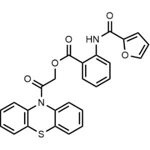 2-Oxo-2-(10H-phenothiazin-10-yl)ethyl 2-(furan-2-carboxamido)benzoate|CS-1351754