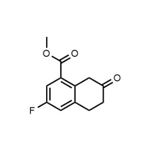 Methyl 3-fluoro-7-oxo-5,6,7,8-tetrahydronaphthalene-1-carboxylate|CS-1351783