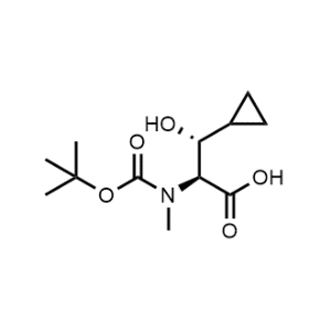 (2S,3R)-2-((tert-Butoxycarbonyl)(methyl)amino)-3-cyclopropyl-3-hydroxypropanoic acid|CS-1351823