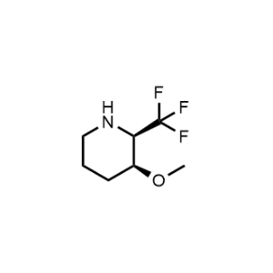 rel-(2R,3S)-3-Methoxy-2-(trifluoromethyl)piperidine|CS-1351838