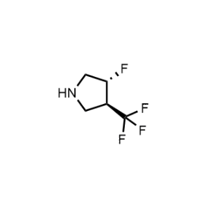 rel-(3R,4S)-3-Fluoro-4-(trifluoromethyl)pyrrolidine|CS-1351839