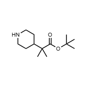 tert-Butyl 2-methyl-2-(piperidin-4-yl)propanoate|CS-1351843
