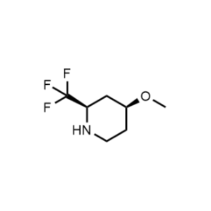 rel-(2R,4S)-4-Methoxy-2-(trifluoromethyl)piperidine|CS-1351845