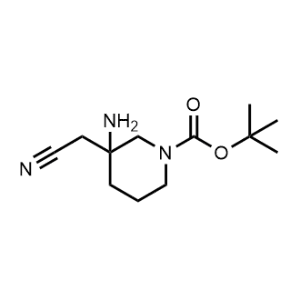 tert-Butyl 3-amino-3-(cyanomethyl)piperidine-1-carboxylate|CS-1351870