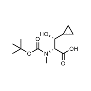 (2R,3R)-2-((tert-Butoxycarbonyl)(methyl)amino)-3-cyclopropyl-3-hydroxypropanoic acid|CS-1351889