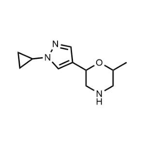 2-(1-Cyclopropyl-1H-pyrazol-4-yl)-6-methylmorpholine|CS-1351959