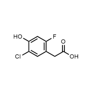 2-(5-Chloro-2-fluoro-4-hydroxyphenyl)acetic acid|CS-1351972