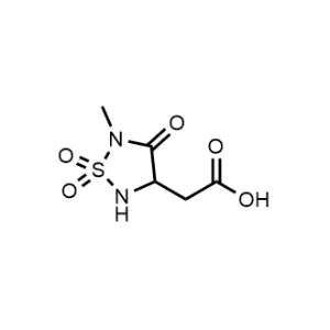 2-(5-Methyl-1,1-dioxido-4-oxo-1,2,5-thiadiazolidin-3-yl)acetic acid|CS-1351987