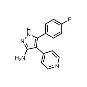5-(4-Fluorophenyl)-4-(pyridin-4-yl)-1H-pyrazol-3-amine|CS-1351997