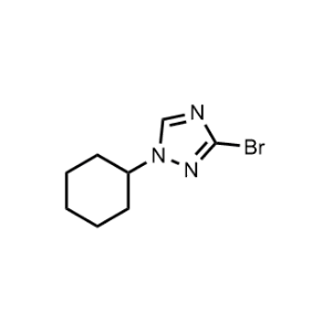 3-Bromo-1-cyclohexyl-1H-1,2,4-triazole|CS-1352009