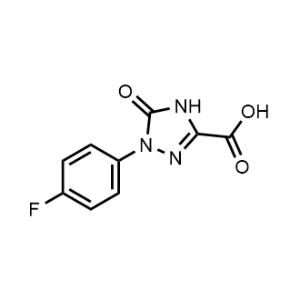 1-(4-Fluorophenyl)-5-oxo-4,5-dihydro-1H-1,2,4-triazole-3-carboxylic acid|CS-1352033