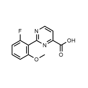 2-(2-Fluoro-6-methoxyphenyl)pyrimidine-4-carboxylic acid|CS-1352058