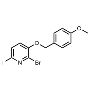 2-Bromo-6-iodo-3-((4-methoxybenzyl)oxy)pyridine|CS-1352059