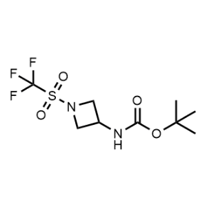 tert-Butyl (1-((trifluoromethyl)sulfonyl)azetidin-3-yl)carbamate|CS-1352073