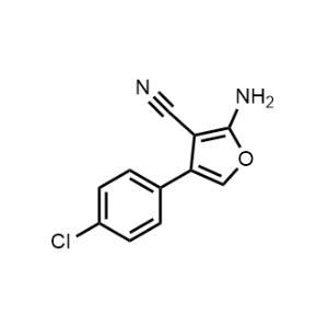2-Amino-4-(4-chlorophenyl)furan-3-carbonitrile|CS-1352084