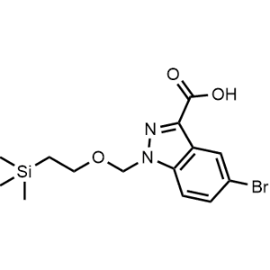 5-Bromo-1-((2-(trimethylsilyl)ethoxy)methyl)-1H-indazole-3-carboxylic acid|CS-1352097