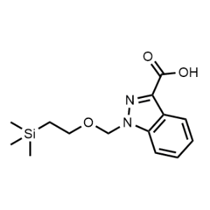 1-((2-(Trimethylsilyl)ethoxy)methyl)-1H-indazole-3-carboxylic acid|CS-1352099