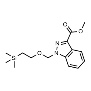 Methyl 1-((2-(trimethylsilyl)ethoxy)methyl)-1H-indazole-3-carboxylate|CS-1352100