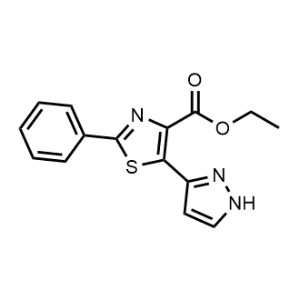 Ethyl 2-phenyl-5-(1H-pyrazol-3-yl)thiazole-4-carboxylate|CS-1352101