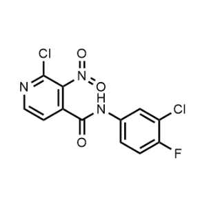 2-Chloro-N-(3-chloro-4-fluorophenyl)-3-nitroisonicotinamide|CS-1352110