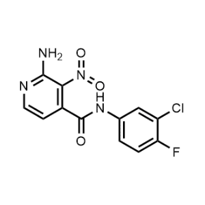 2-Amino-N-(3-chloro-4-fluorophenyl)-3-nitroisonicotinamide|CS-1352111