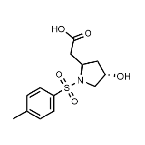 2-((4S)-4-Hydroxy-1-tosylpyrrolidin-2-yl)acetic acid|CS-1352130