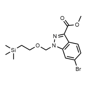 Methyl 6-bromo-1-((2-(trimethylsilyl)ethoxy)methyl)-1H-indazole-3-carboxylate|CS-1352136