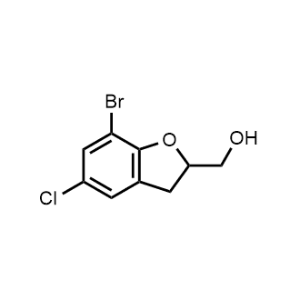 (7-Bromo-5-chloro-2,3-dihydrobenzofuran-2-yl)methanol|CS-1352146