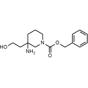 Benzyl 3-amino-3-(2-hydroxyethyl)piperidine-1-carboxylate|CS-1352604