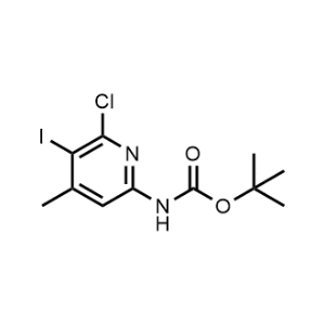 tert-Butyl (6-chloro-5-iodo-4-methylpyridin-2-yl)carbamate|CS-1352615