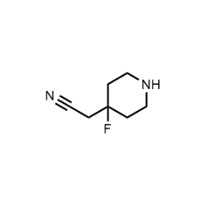 2-(4-Fluoropiperidin-4-yl)acetonitrile|CS-1352822