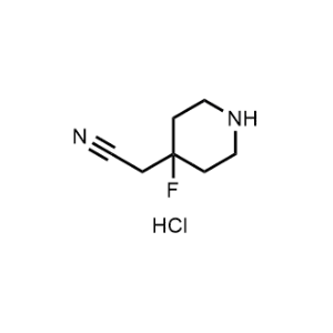 2-(4-Fluoropiperidin-4-yl)acetonitrile hydrochloride|CS-1352824