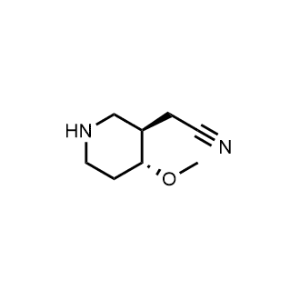 rel-2-((3R,4R)-4-Methoxypiperidin-3-yl)acetonitrile|CS-1352826