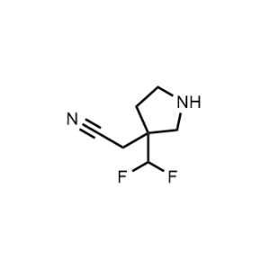 2-(3-(Difluoromethyl)pyrrolidin-3-yl)acetonitrile|CS-1352827