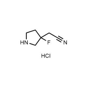 2-(3-Fluoropyrrolidin-3-yl)acetonitrile hydrochloride|CS-1352834