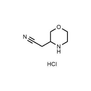 2-(Morpholin-3-yl)acetonitrile hydrochloride|CS-1352850