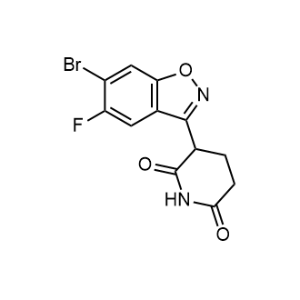 3-(6-Bromo-5-fluoro-1,2-benzoxazol-3-yl)piperidine-2,6-dione|CS-1352904