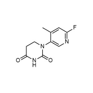 1-(6-Fluoro-4-methyl-3-pyridyl)hexahydropyrimidine-2,4-dione|CS-1352922