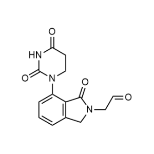 2-[7-(2,4-Dioxo-1,3-diazinan-1-yl)-1-oxo-2,3-dihydro-1H-isoindol-2-yl]acetaldehyde|CS-1352924