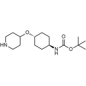 Trans-tert-butyl N-[4-(4-piperidyloxy)cyclohexyl]carbamate|CS-1352953