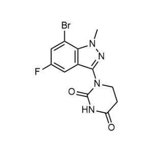 1-(7-Bromo-5-fluoro-1-methyl-1H-indazol-3-yl)-1,3-diazinane-2,4-dione|CS-1352956