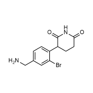 3-[4-(Aminomethyl)-2-bromo-phenyl]piperidine-2,6-dione|CS-1352975