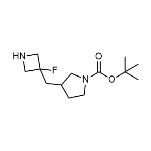 Tert-butyl 3-[(3-fluoroazetidin-3-yl)methyl]pyrrolidine-1-carboxylate|CS-1352977