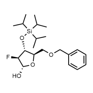 (2S,3S,4R,5R)-5-(Benzyloxymethyl)-3-fluoro-4-triisopropylsilyloxy-tetrahydrofuran-2-ol|CS-1352981