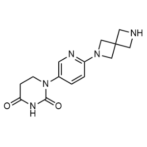 1-[6-(2,6-Diazaspiro[3.3]heptan-2-yl)-3-pyridyl]hexahydropyrimidine-2,4-dione|CS-1353006