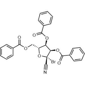 [(2R,3R,4R,5S)-3,4-Dibenzoyloxy-5-bromo-5-cyano-tetrahydrofuran-2-yl]methyl benzoate|CS-1353011