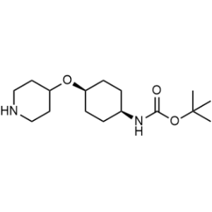 Cis-tert-butyl N-[4-(4-piperidyloxy)cyclohexyl]carbamate|CS-1353056