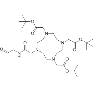 Tert-butyl 2-{4,7-bis[2-(tert-butoxy)-2-oxoethyl]-10-{[(2-oxoethyl)carbamoyl]methyl}-1,4,7,10-tetraazacyclododecan-1-yl}acetate|CS-1353059